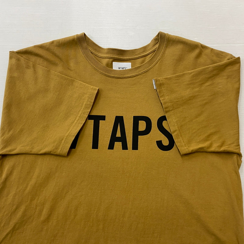 【中古品】【メンズ】 WTAPS ダブルタップス WTVUA TEE ダブリュー ティー ヴィー ユーエー Tシャツ 半袖 トップス 142-260821-sa -09-tei サイズ：03 カラー：キャメル 万代Net店