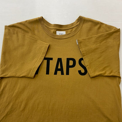 【中古品】【メンズ】 WTAPS ダブルタップス WTVUA TEE ダブリュー ティー ヴィー ユーエー Tシャツ 半袖 トップス 142-260821-sa -09-tei サイズ：03 カラー：キャメル 万代Net店