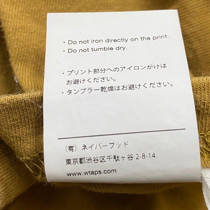 【中古品】【メンズ】 WTAPS ダブルタップス WTVUA TEE ダブリュー ティー ヴィー ユーエー Tシャツ 半袖 トップス 142-260821-sa -09-tei サイズ：03 カラー：キャメル 万代Net店