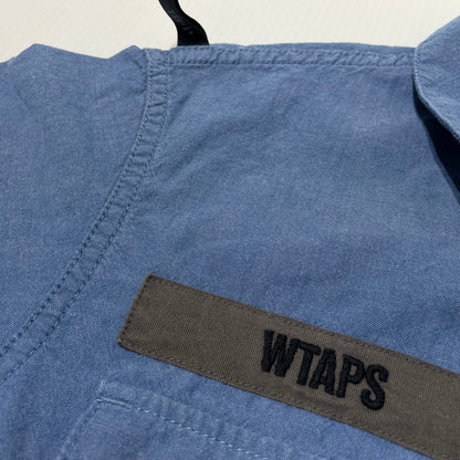 【中古品】【メンズ】 WTAPS ダブルタップス BUDS S/S 01 SHIRT 171GWDT-SHM02 バッズ ショートスリーブ 01 シャツ 半袖 トップス 142-260805-sa-01-tei サイズ：1 カラー：ブルー 万代Net店