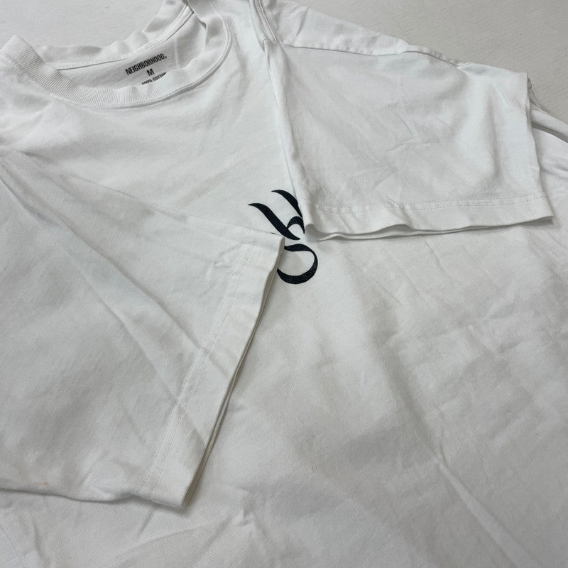 【中古品】【メンズ】 NEIGHBORHOOD ネイバーフッド 21SS ZILD S/S C-TEE ジルド ショートスリーブ コットン Tシャツ 半袖トップス 142-260826-ss-01-teih サイズ：M カラー：ホワイト 万代Net店