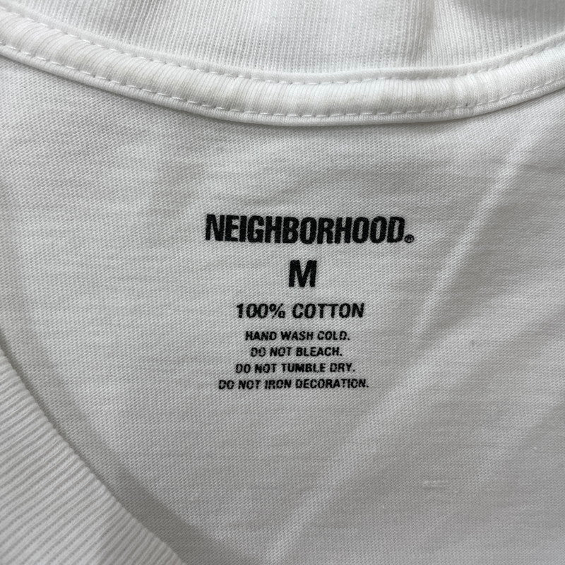 【中古品】【メンズ】 NEIGHBORHOOD ネイバーフッド 21SS ZILD S/S C-TEE ジルド ショートスリーブ コットン Tシャツ 半袖トップス 142-260826-ss-01-teih サイズ：M カラー：ホワイト 万代Net店