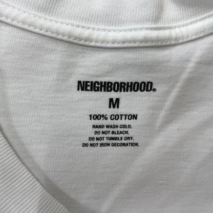 【中古品】【メンズ】 NEIGHBORHOOD ネイバーフッド 21SS ZILD S/S C-TEE ジルド ショートスリーブ コットン Tシャツ 半袖トップス 142-260826-ss-01-teih サイズ：M カラー：ホワイト 万代Net店