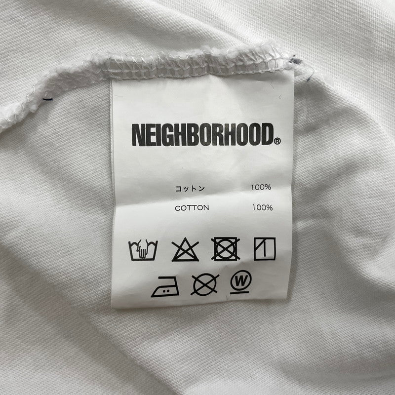【中古品】【メンズ】 NEIGHBORHOOD ネイバーフッド 21SS ZILD S/S C-TEE ジルド ショートスリーブ コットン Tシャツ 半袖トップス 142-260826-ss-01-teih サイズ：M カラー：ホワイト 万代Net店