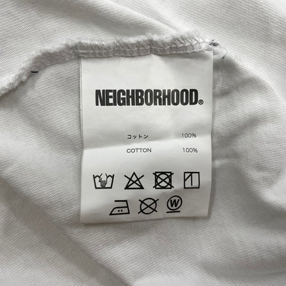 【中古品】【メンズ】 NEIGHBORHOOD ネイバーフッド 21SS ZILD S/S C-TEE ジルド ショートスリーブ コットン Tシャツ 半袖トップス 142-260826-ss-01-teih サイズ：M カラー：ホワイト 万代Net店