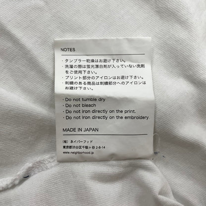【中古品】【メンズ】 NEIGHBORHOOD ネイバーフッド 21SS ZILD S/S C-TEE ジルド ショートスリーブ コットン Tシャツ 半袖トップス 142-260826-ss-01-teih サイズ：M カラー：ホワイト 万代Net店