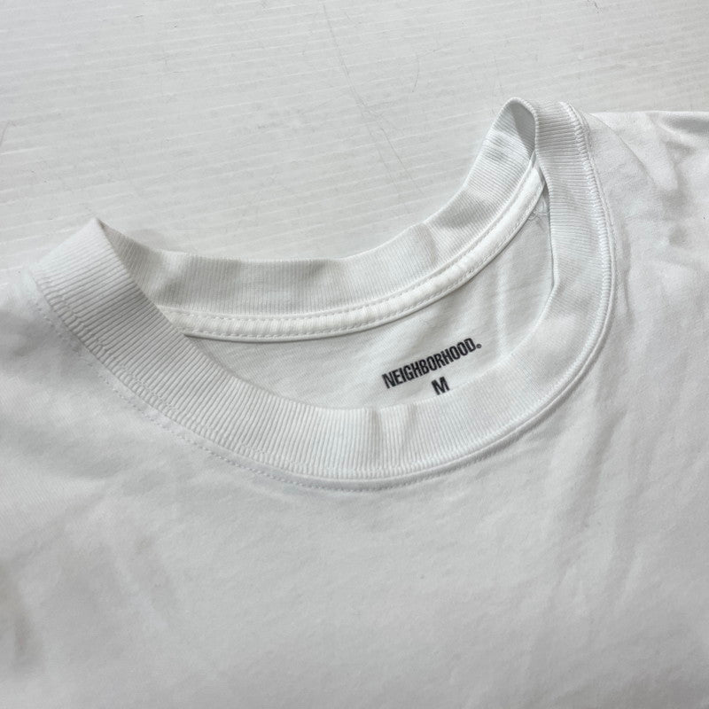 【中古品】【メンズ】 NEIGHBORHOOD ネイバーフッド 21SS ZILD S/S C-TEE ジルド ショートスリーブ コットン Tシャツ 半袖トップス 142-260826-ss-01-teih サイズ：M カラー：ホワイト 万代Net店