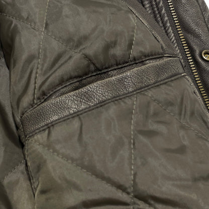 【中古品】【メンズ】 BEN DAVIS ベン デイビス FAKE LEATHER JACKET T-25780011 フェイク レザー ジャケット アウター 147-260805-sa-03-tei サイズ：L カラー：ブラウン 万代Net店