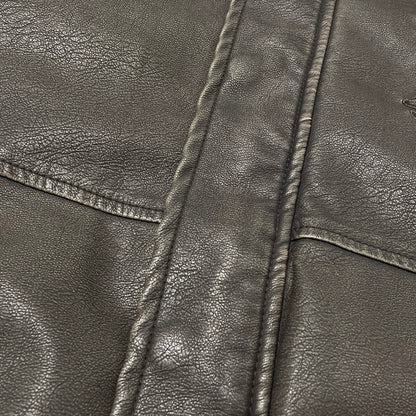 【中古品】【メンズ】 BEN DAVIS ベン デイビス FAKE LEATHER JACKET T-25780011 フェイク レザー ジャケット アウター 147-260805-sa-03-tei サイズ：L カラー：ブラウン 万代Net店