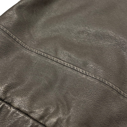 【中古品】【メンズ】 BEN DAVIS ベン デイビス FAKE LEATHER JACKET T-25780011 フェイク レザー ジャケット アウター 147-260805-sa-03-tei サイズ：L カラー：ブラウン 万代Net店