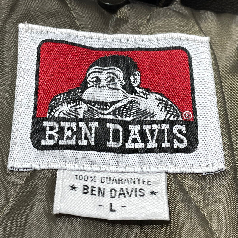 【中古品】【メンズ】 BEN DAVIS ベン デイビス FAKE LEATHER JACKET T-25780011 フェイク レザー ジャケット アウター 147-260805-sa-03-tei サイズ：L カラー：ブラウン 万代Net店