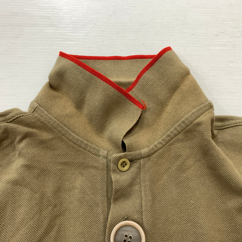 【現状渡し品】【メンズ】 COMME des GARCONS コムデギャルソン S/S POLO SHIRTS ショートスリーブ ポロシャツ 半袖 トップス 140-260808-ko-11-tei サイズ：S カラー：ブラウン 万代Net店