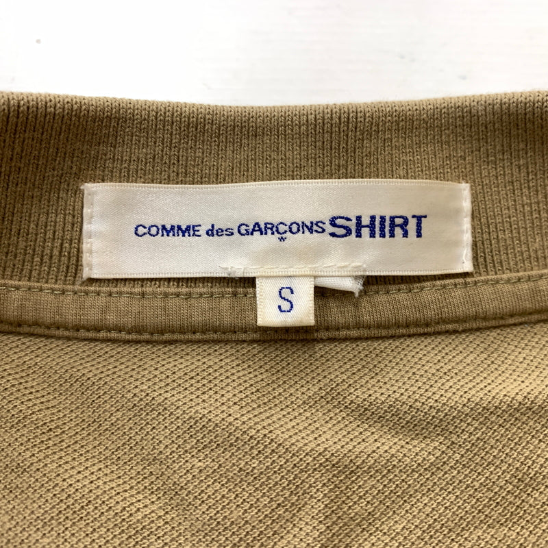【現状渡し品】【メンズ】 COMME des GARCONS コムデギャルソン S/S POLO SHIRTS ショートスリーブ ポロシャツ 半袖 トップス 140-260808-ko-11-tei サイズ：S カラー：ブラウン 万代Net店