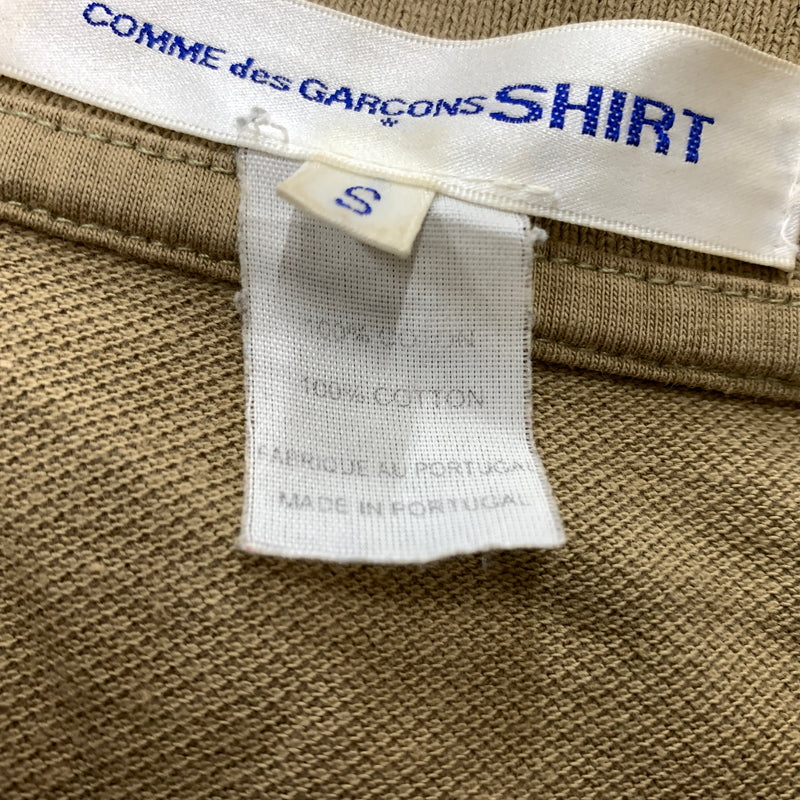 【現状渡し品】【メンズ】 COMME des GARCONS コムデギャルソン S/S POLO SHIRTS ショートスリーブ ポロシャツ 半袖 トップス 140-260808-ko-11-tei サイズ：S カラー：ブラウン 万代Net店