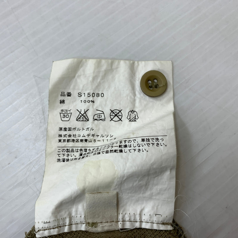 【現状渡し品】【メンズ】 COMME des GARCONS コムデギャルソン S/S POLO SHIRTS ショートスリーブ ポロシャツ 半袖 トップス 140-260808-ko-11-tei サイズ：S カラー：ブラウン 万代Net店