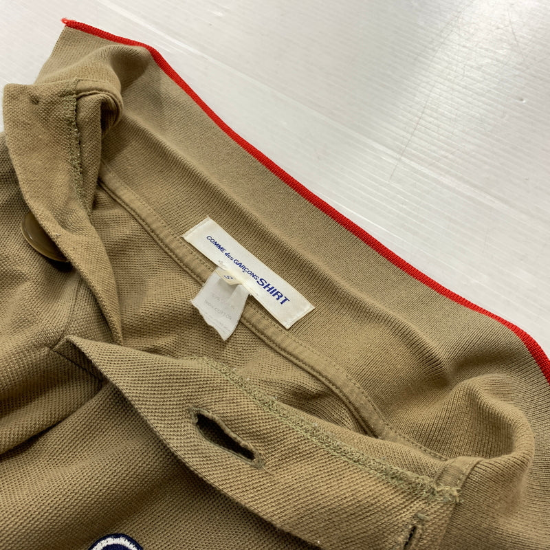 【現状渡し品】【メンズ】 COMME des GARCONS コムデギャルソン S/S POLO SHIRTS ショートスリーブ ポロシャツ 半袖 トップス 140-260808-ko-11-tei サイズ：S カラー：ブラウン 万代Net店
