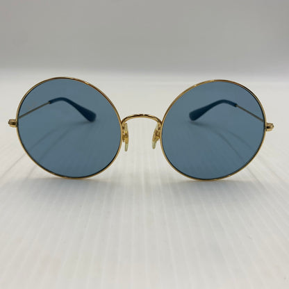 【中古品】【メンズ】 Ray-Ban レイバン JAJO SUNGLASS RB3592 ジャジョ サングラス アイウェア ラウンドフレーム 203-260812-ko-10-tei サイズ：55□20-145 カラー：ライトブルー×ゴールド 万代Net店
