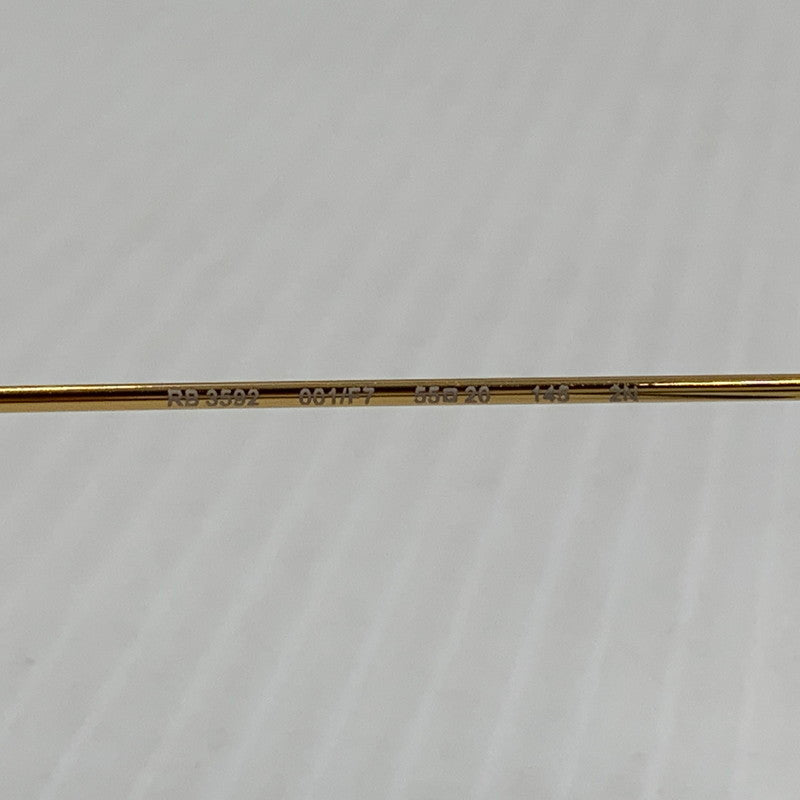 【中古品】【メンズ】 Ray-Ban レイバン JAJO SUNGLASS RB3592 ジャジョ サングラス アイウェア ラウンドフレーム 203-260812-ko-10-tei サイズ：55□20-145 カラー：ライトブルー×ゴールド 万代Net店