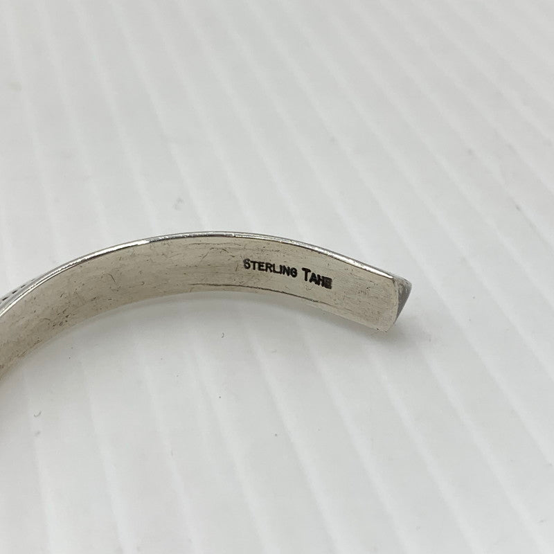 【中古品】【メンズ】 Navajo ナバホ ELAIN TAHE STERLING エレイン タヘ スターリング バングル アクセサリー ブレスレット 191-260812-ko-13-tei カラー：シルバーカラー 万代Net店