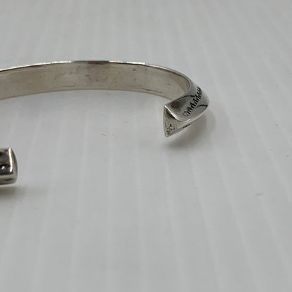 【中古品】【メンズ】 Navajo ナバホ ELAIN TAHE STERLING エレイン タヘ スターリング バングル アクセサリー ブレスレット 191-260812-ko-13-tei カラー：シルバーカラー 万代Net店