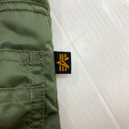 【中古品】【メンズ】 Alpha Industries アルファ インダストリーズ REVERSIBLE FLIGHT JACKET MA-1 0615-00-573-8335 リバーシブル フライトジャケット アウター 145-260810-ss-04-tei サイズ：L カラー：カーキ 万代Net店