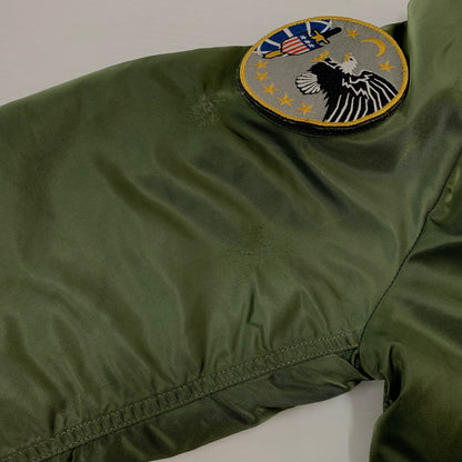【中古品】【メンズ】 Alpha Industries アルファ インダストリーズ REVERSIBLE FLIGHT JACKET MA-1 0615-00-573-8335 リバーシブル フライトジャケット アウター 145-260810-ss-04-tei サイズ：L カラー：カーキ 万代Net店