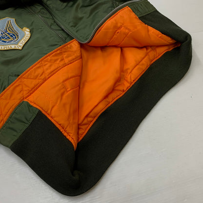 【中古品】【メンズ】 Alpha Industries アルファ インダストリーズ REVERSIBLE FLIGHT JACKET MA-1 0615-00-573-8335 リバーシブル フライトジャケット アウター 145-260810-ss-04-tei サイズ：L カラー：カーキ 万代Net店