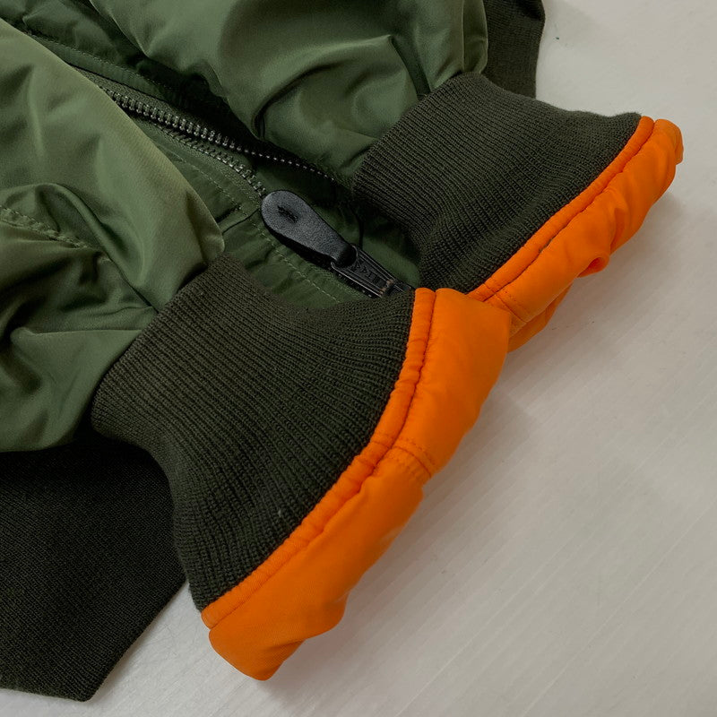 【中古品】【メンズ】 Alpha Industries アルファ インダストリーズ REVERSIBLE FLIGHT JACKET MA-1 0615-00-573-8335 リバーシブル フライトジャケット アウター 145-260810-ss-04-tei サイズ：L カラー：カーキ 万代Net店