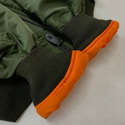 【中古品】【メンズ】 Alpha Industries アルファ インダストリーズ REVERSIBLE FLIGHT JACKET MA-1 0615-00-573-8335 リバーシブル フライトジャケット アウター 145-260810-ss-04-tei サイズ：L カラー：カーキ 万代Net店