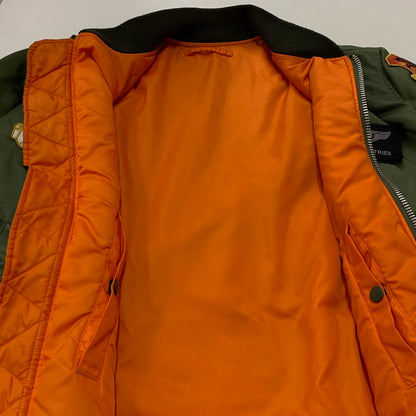 【中古品】【メンズ】 Alpha Industries アルファ インダストリーズ REVERSIBLE FLIGHT JACKET MA-1 0615-00-573-8335 リバーシブル フライトジャケット アウター 145-260810-ss-04-tei サイズ：L カラー：カーキ 万代Net店