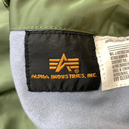 【中古品】【メンズ】 Alpha Industries アルファ インダストリーズ REVERSIBLE FLIGHT JACKET MA-1 0615-00-573-8335 リバーシブル フライトジャケット アウター 145-260810-ss-04-tei サイズ：L カラー：カーキ 万代Net店