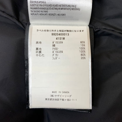 【中古品】【メンズ】 CANADAGOOSE カナダグース GARSON ZIP UP DOWN VEST 4151M ギャルソン ジップアップ ダウン ベスト アウター 141-260810-ss-01-tei サイズ：M カラー：ブラック 万代Net店