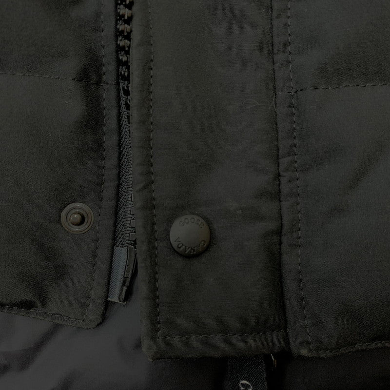 【中古品】【メンズ】 CANADAGOOSE カナダグース GARSON ZIP UP DOWN VEST 4151M ギャルソン ジップアップ ダウン ベスト アウター 141-260810-ss-01-tei サイズ：M カラー：ブラック 万代Net店