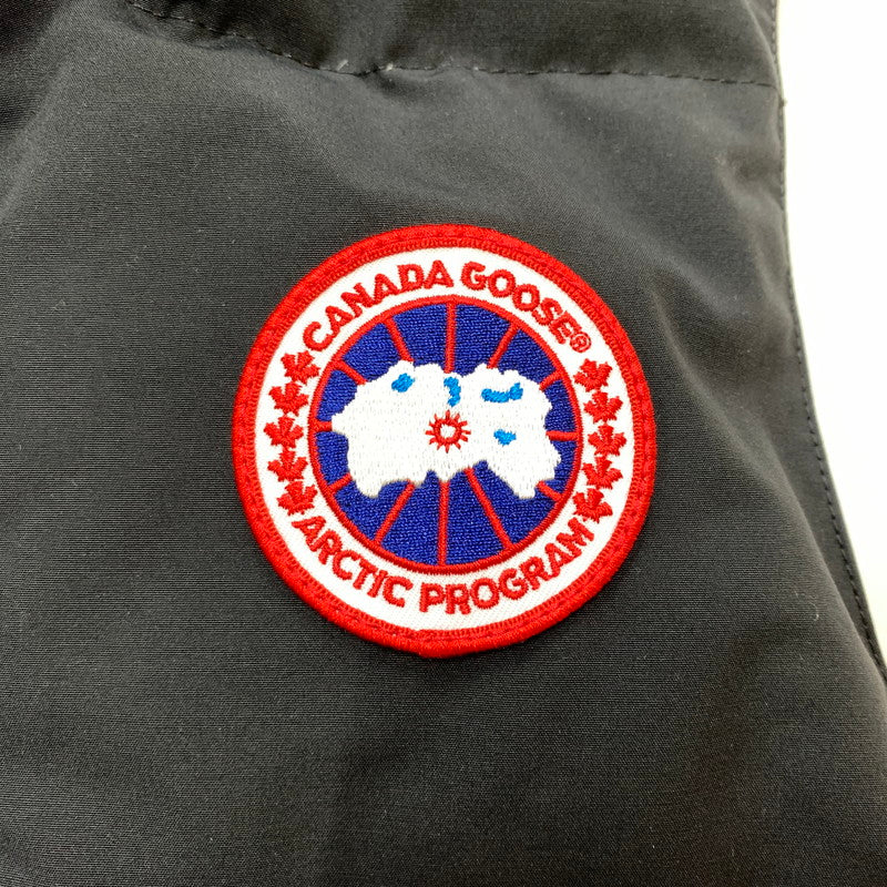 【中古品】【メンズ】 CANADAGOOSE カナダグース GARSON ZIP UP DOWN VEST 4151M ギャルソン ジップアップ ダウン ベスト アウター 141-260810-ss-01-tei サイズ：M カラー：ブラック 万代Net店