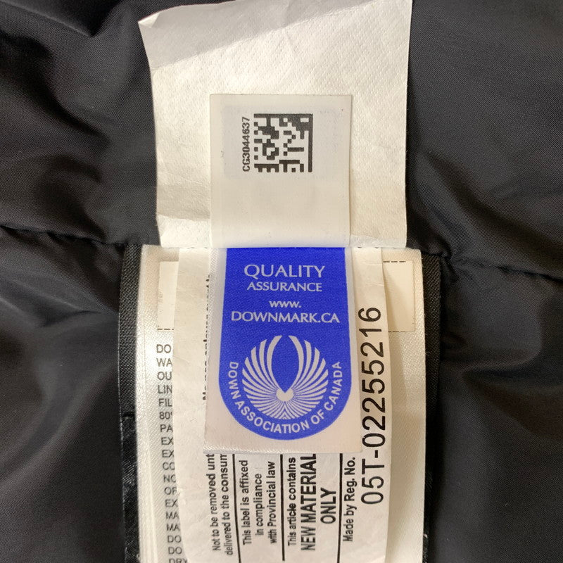 【中古品】【メンズ】 CANADAGOOSE カナダグース GARSON ZIP UP DOWN VEST 4151M ギャルソン ジップアップ ダウン ベスト アウター 141-260810-ss-01-tei サイズ：M カラー：ブラック 万代Net店