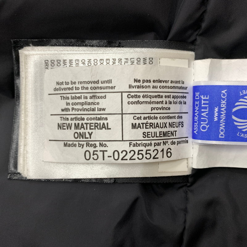 【中古品】【メンズ】 CANADAGOOSE カナダグース GARSON ZIP UP DOWN VEST 4151M ギャルソン ジップアップ ダウン ベスト アウター 141-260810-ss-01-tei サイズ：M カラー：ブラック 万代Net店