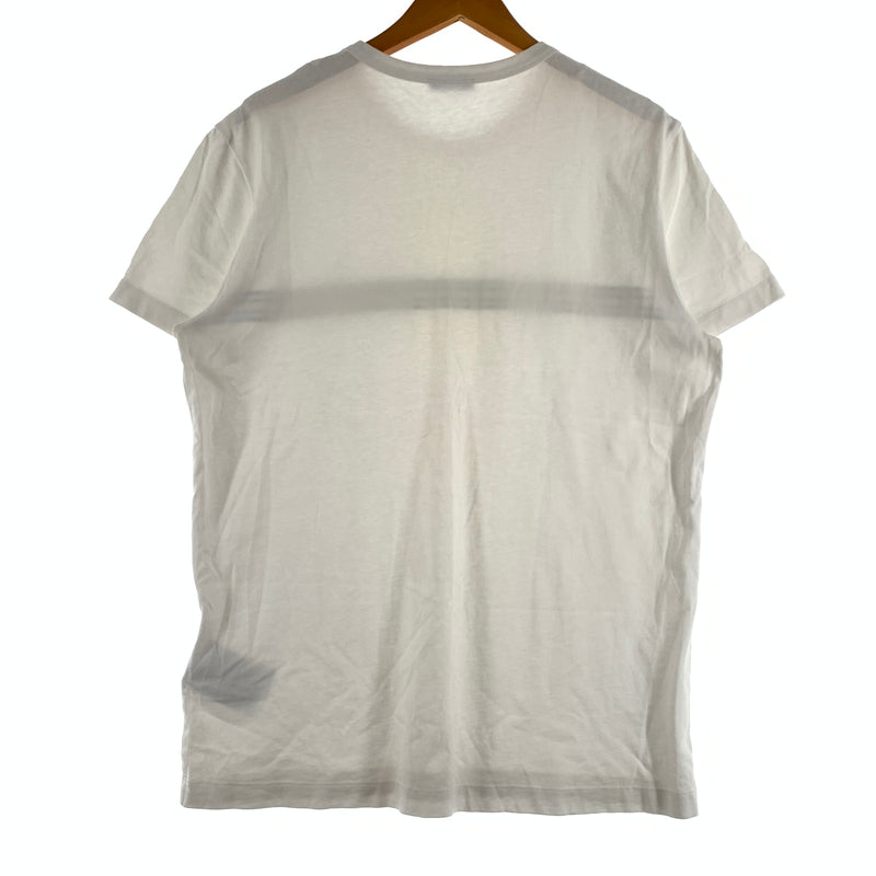 【現状渡し品】【メンズ】 MONCLER モンクレール GRAPHIC STRIPESMAGLIA T-SHIRT F10918C70710 8390T グラフィック ストライプ Tシャツ 半袖 トップス 141-260809-ko-18-tei サイズ：L カラー：ホワイト 万代Net店