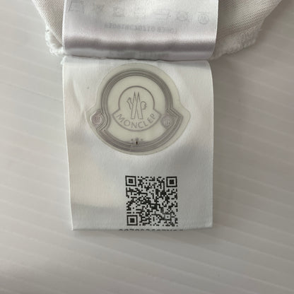 【現状渡し品】【メンズ】 MONCLER モンクレール GRAPHIC STRIPESMAGLIA T-SHIRT F10918C70710 8390T グラフィック ストライプ Tシャツ 半袖 トップス 141-260809-ko-18-tei サイズ：L カラー：ホワイト 万代Net店