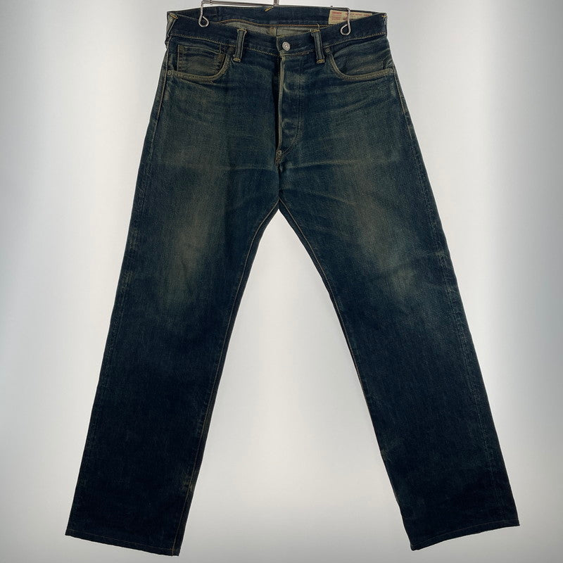 【現状渡し品】【メンズ】 EVISU エヴィス SEA GULL SMILE PAINT DENIM PANTS NO.2 カモメ スマイル ペイント デニム パンツ ボトムス ジーンズ 156-260809-sa-03-tei サイズ：33 カラー：インディゴ 万代Net店