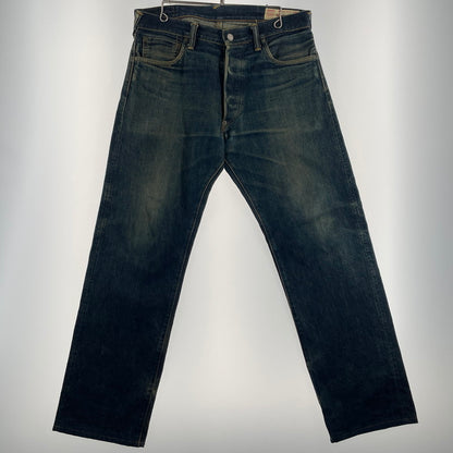 【現状渡し品】【メンズ】 EVISU エヴィス SEA GULL SMILE PAINT DENIM PANTS NO.2 カモメ スマイル ペイント デニム パンツ ボトムス ジーンズ 156-260809-sa-03-tei サイズ：33 カラー：インディゴ 万代Net店