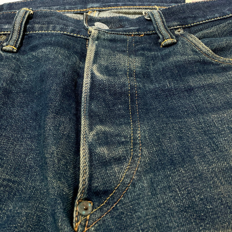 【現状渡し品】【メンズ】 EVISU エヴィス SEA GULL SMILE PAINT DENIM PANTS NO.2 カモメ スマイル ペイント デニム パンツ ボトムス ジーンズ 156-260809-sa-03-tei サイズ：33 カラー：インディゴ 万代Net店