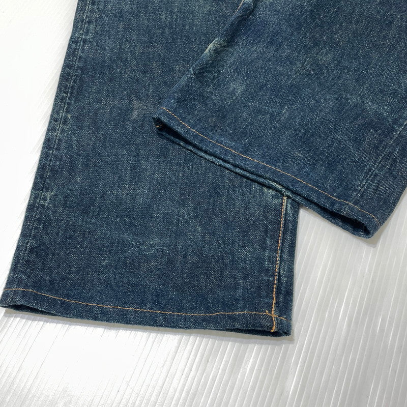 【現状渡し品】【メンズ】 EVISU エヴィス SEA GULL SMILE PAINT DENIM PANTS NO.2 カモメ スマイル ペイント デニム パンツ ボトムス ジーンズ 156-260809-sa-03-tei サイズ：33 カラー：インディゴ 万代Net店
