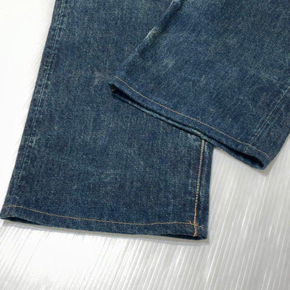 【現状渡し品】【メンズ】 EVISU エヴィス SEA GULL SMILE PAINT DENIM PANTS NO.2 カモメ スマイル ペイント デニム パンツ ボトムス ジーンズ 156-260809-sa-03-tei サイズ：33 カラー：インディゴ 万代Net店