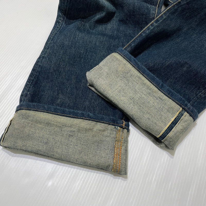 【現状渡し品】【メンズ】 EVISU エヴィス SEA GULL SMILE PAINT DENIM PANTS NO.2 カモメ スマイル ペイント デニム パンツ ボトムス ジーンズ 156-260809-sa-03-tei サイズ：33 カラー：インディゴ 万代Net店