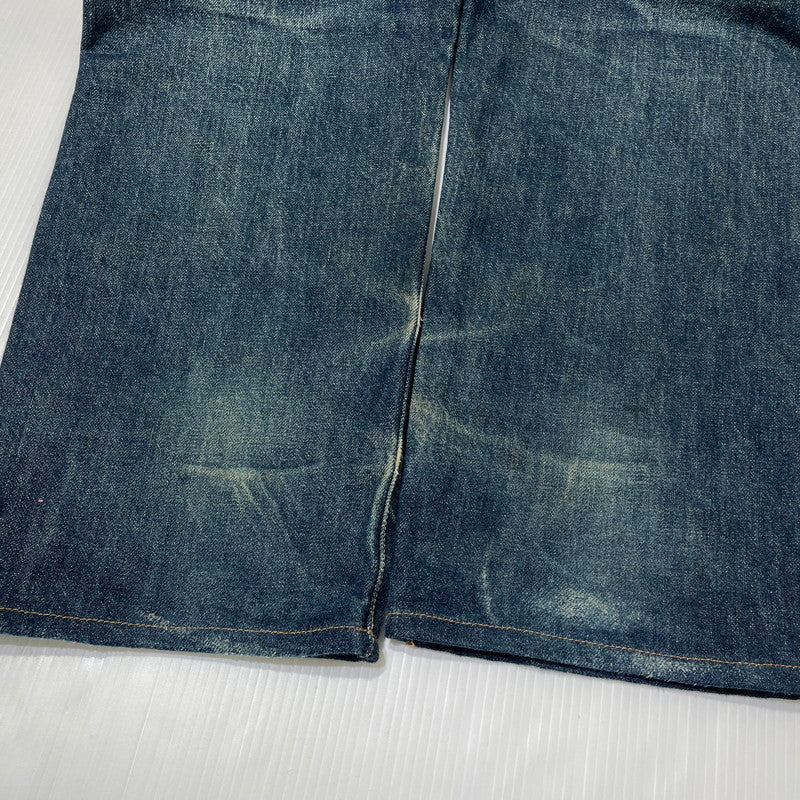 【現状渡し品】【メンズ】 EVISU エヴィス SEA GULL SMILE PAINT DENIM PANTS NO.2 カモメ スマイル ペイント デニム パンツ ボトムス ジーンズ 156-260809-sa-03-tei サイズ：33 カラー：インディゴ 万代Net店