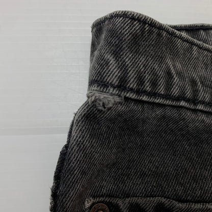 【現状渡し品】【メンズ】 Levi’s リーバイス 560 LOOSE FIT TAPERED LEG DENIM PANTS ルーズフィット テーパードレッグ デニムパンツ ボトムス ジーンズ ボタン裏刻印527 156-260810-ss-08-tei サイズ：36/※リペア、裾ダメージ有 カラー：ブラック 万代Net店