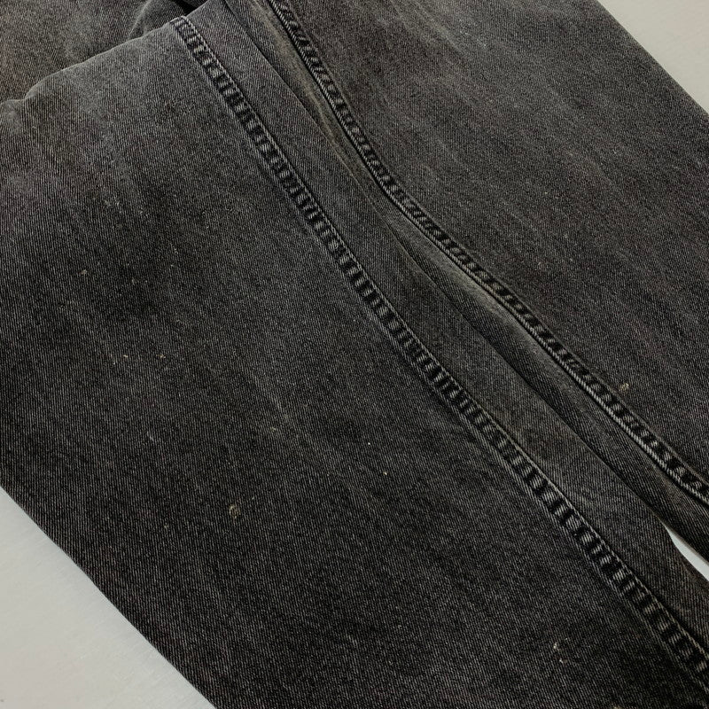 【現状渡し品】【メンズ】 Levi’s リーバイス 560 LOOSE FIT TAPERED LEG DENIM PANTS ルーズフィット テーパードレッグ デニムパンツ ボトムス ジーンズ ボタン裏刻印527 156-260810-ss-08-tei サイズ：36/※リペア、裾ダメージ有 カラー：ブラック 万代Net店