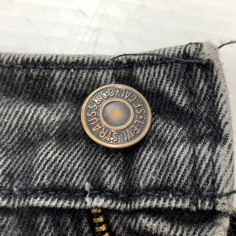 【現状渡し品】【メンズ】 Levi’s リーバイス 560 LOOSE FIT TAPERED LEG DENIM PANTS ルーズフィット テーパードレッグ デニムパンツ ボトムス ジーンズ ボタン裏刻印527 156-260810-ss-08-tei サイズ：36/※リペア、裾ダメージ有 カラー：ブラック 万代Net店