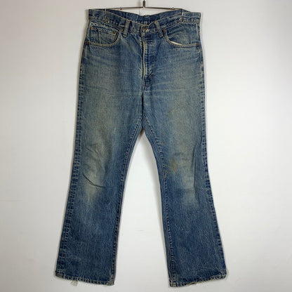 【現状渡し品】【メンズ】 Levi’s リーバイス 70’s 517 FLARED DENIM PANTS 70年代 フレアデニムパンツ ボトムス ジーンズ ボタン裏刻印 2G 42タロン 156-260810-ss-09-tei サイズ：不明 カラー：インディゴ 万代Net店