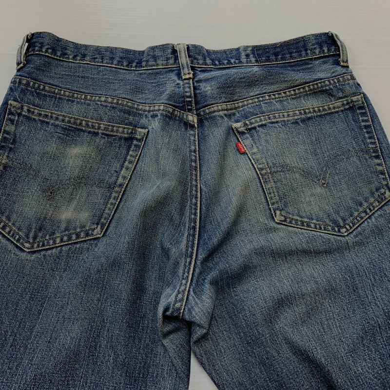 【現状渡し品】【メンズ】 Levi’s リーバイス 70’s 517 FLARED DENIM PANTS 70年代 フレアデニムパンツ ボトムス ジーンズ ボタン裏刻印 2G 42タロン 156-260810-ss-09-tei サイズ：不明 カラー：インディゴ 万代Net店